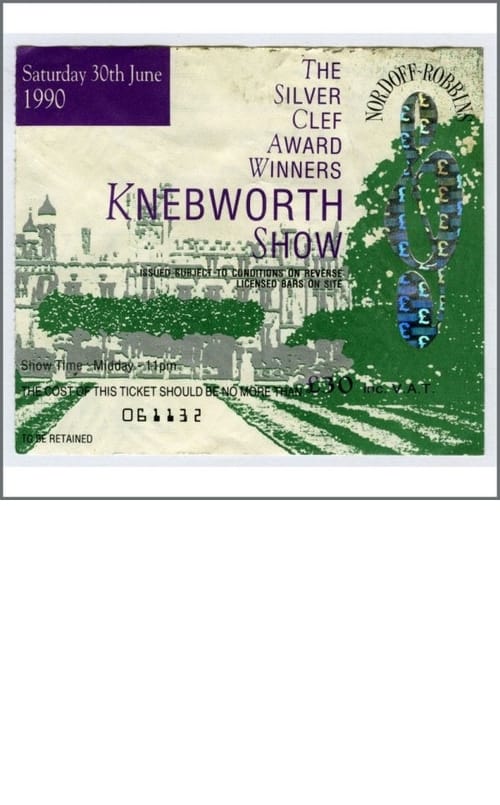 Poster for Silver Clef Award Winners Show, Knebworth Park