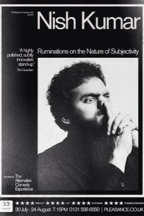 Poster for Nish Kumar - Ruminations on the Nature of Subjectivity