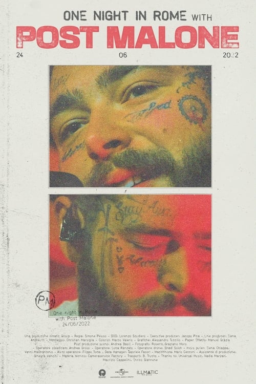 Poster for One Night in Rome with Post Malone