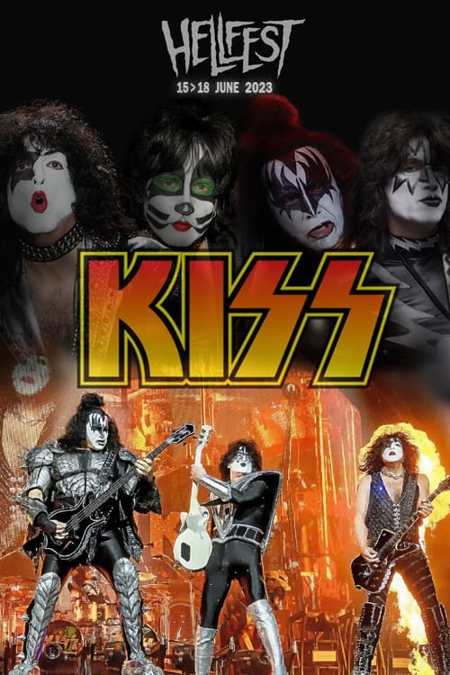 Poster for Kiss - Hellfest 2023