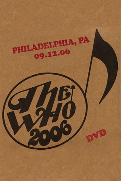 Poster for The Who: Philadelphia 9/12/2006