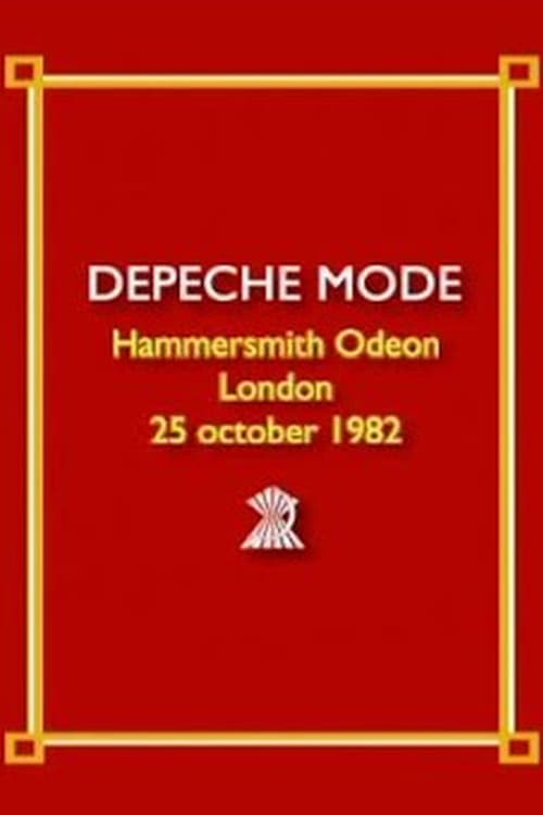 Poster for Depeche Mode: Live at Hammersmith Odeon