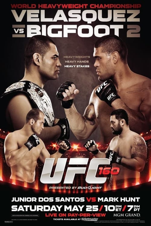 Poster for UFC 160: Velasquez vs Bigfoot 2