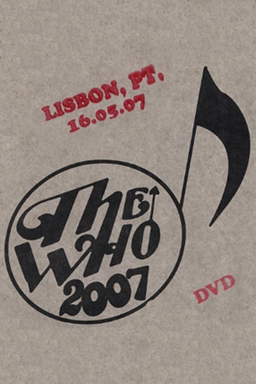 Poster for The Who: Lisbon 5/16/2007