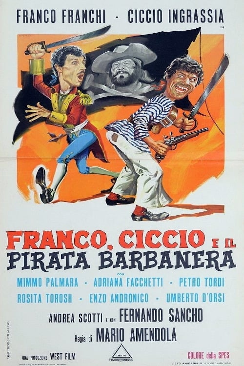Poster for Franco, Ciccio e il pirata Barbanera