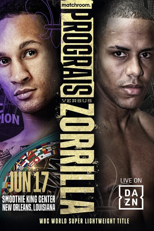 Poster for Regis Prograis vs. Danielito Zorrilla