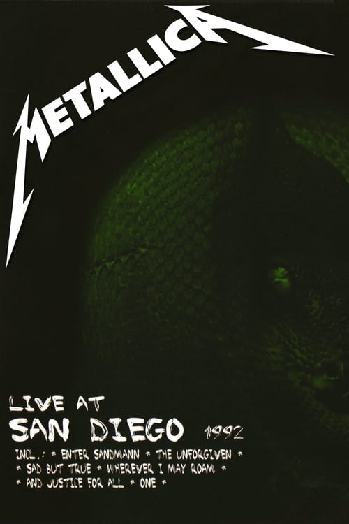 Poster for Metallica: Live at San Diego