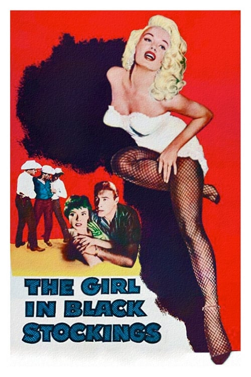 Poster for The Girl in Black Stockings