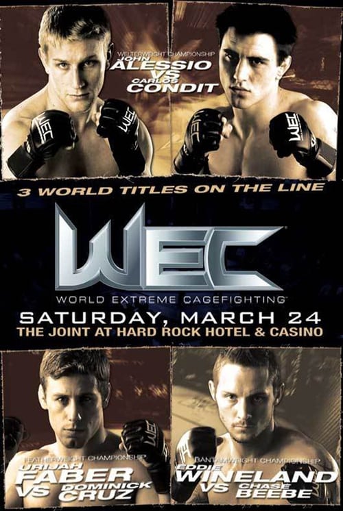 Poster for WEC 26: Condit vs. Alessio