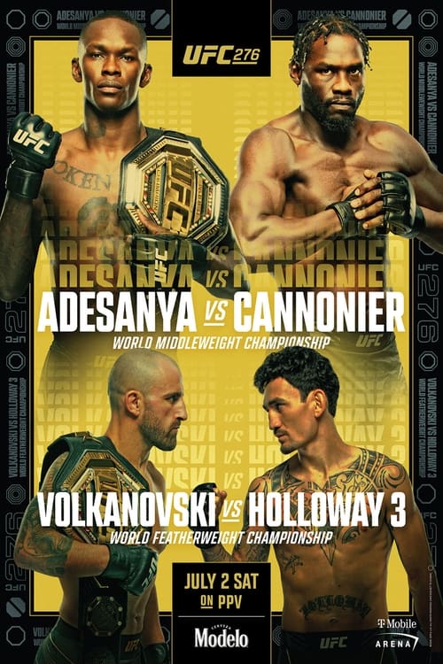 Poster for UFC 276: Adesanya vs. Cannonier