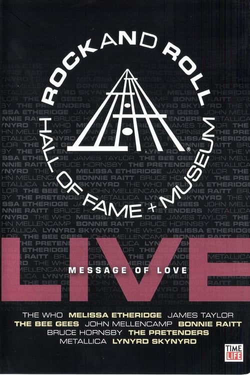 Poster for Rock and Roll Hall of Fame Live - Message of Love