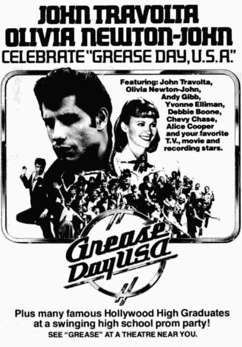 Poster for Grease Day USA