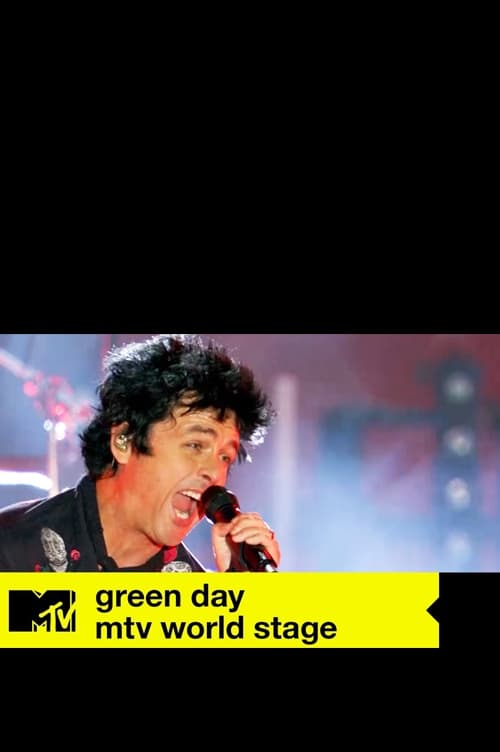 Poster for GREEN DAY MTV World Stage LIVE From Seville