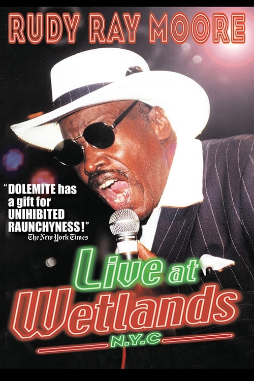 Poster for Rudy Ray Moore: Live at Wetlands: N.Y.C.