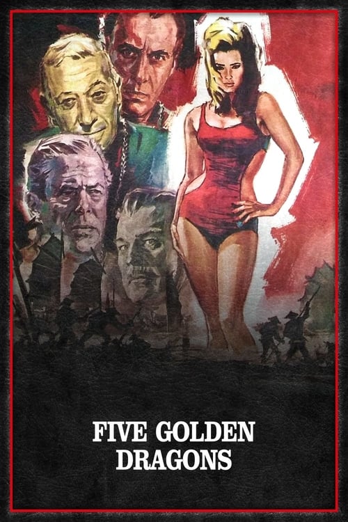 Poster for Five Golden Dragons