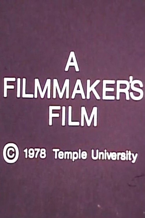 Poster for A Filmmaker's Film