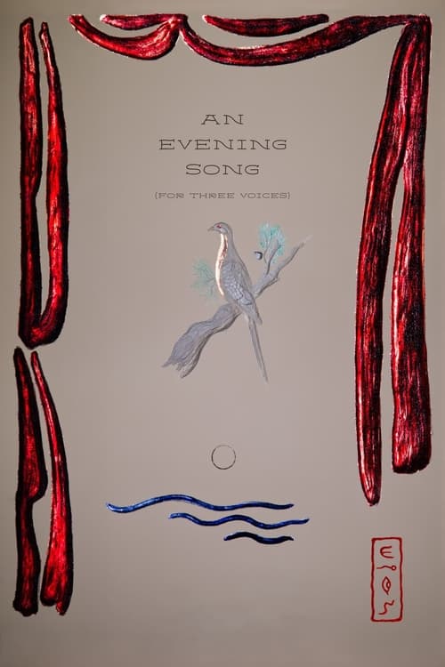 Poster for An Evening Song (for three voices)