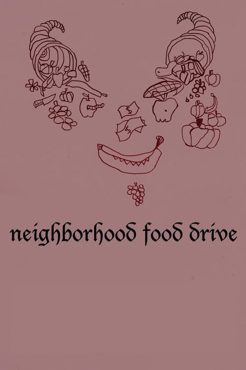 Poster for Neighborhood Food Drive