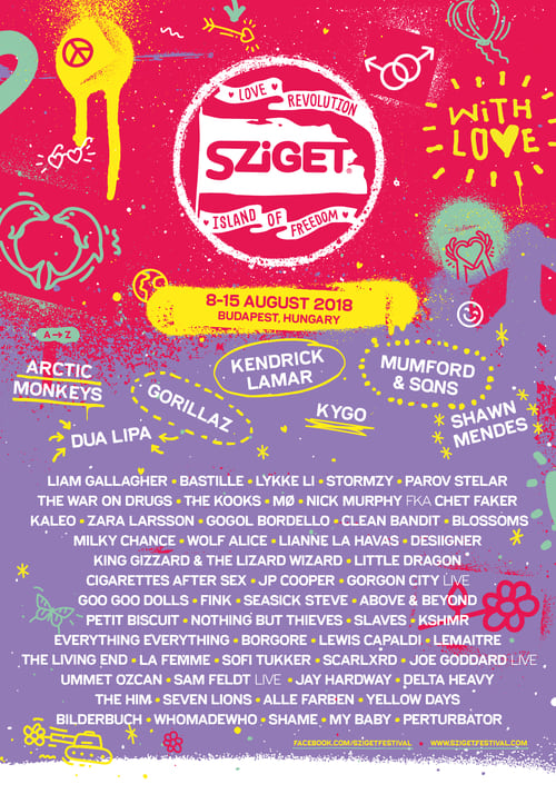 Poster for Gorillaz | Sziget Festival 2018 (ARTE Concert)
