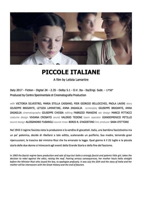 Poster for Little Italian Girls
