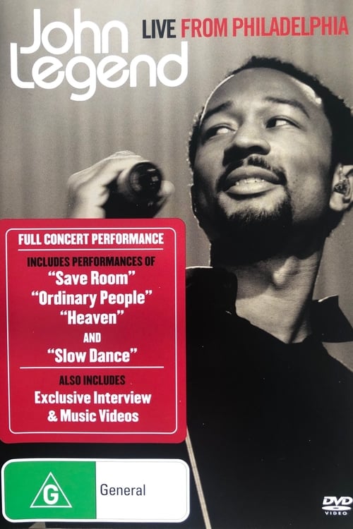 Poster for John Legend: Live from Philadelphia