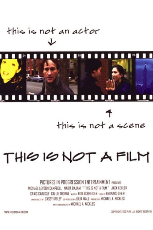 Poster for This is Not a Film