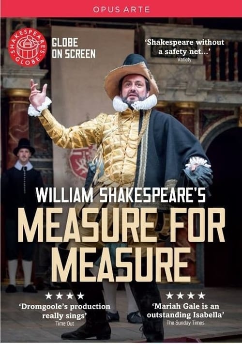Poster for Measure for Measure - Live at Shakespeare's Globe