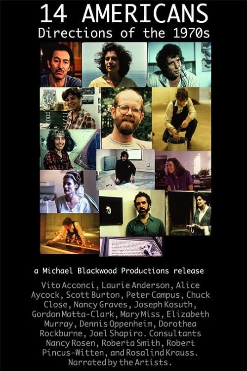 Poster for 14 Americans: Directions of the 1970s