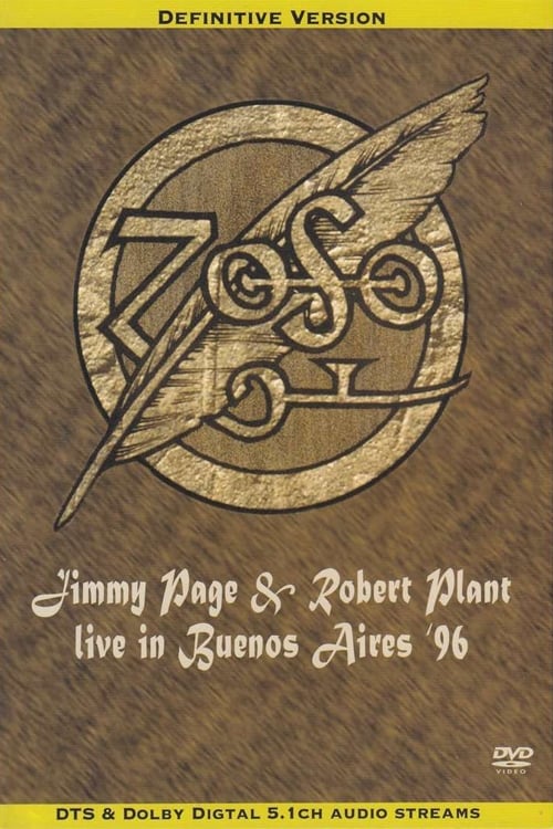 Poster for Jimmy Page & Robert Plant ‎– Live In Buenos Aires '96