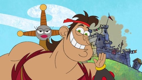 Dave the Barbarian scene 2