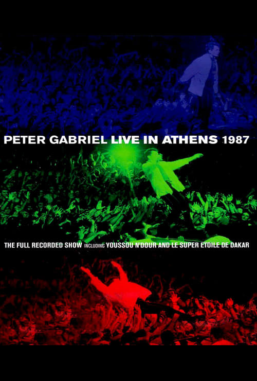 Poster for Peter Gabriel - Live In Athens 1987