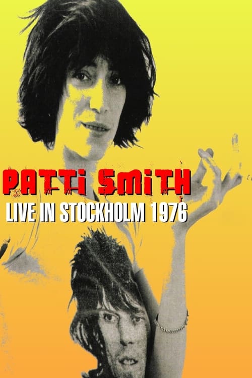 Poster for Patti Smith Live in Stockholm 1976