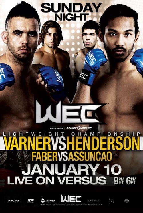 Poster for WEC 46: Varner vs. Henderson