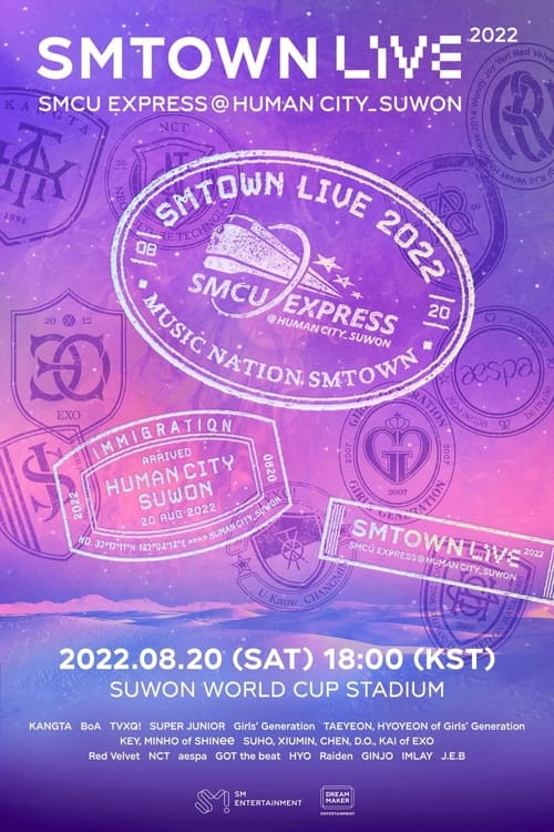 Poster for SMTOWN LIVE 2022: SMCU EXPRESS @ HUMAN CITY_SUWON