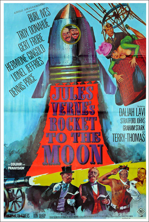 Poster for Jules Verne's Rocket to the Moon
