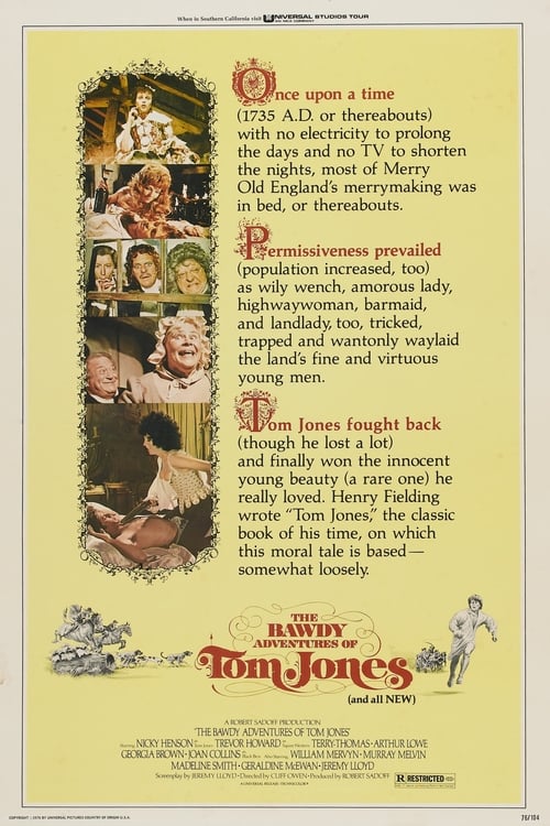 Poster for The Bawdy Adventures of Tom Jones