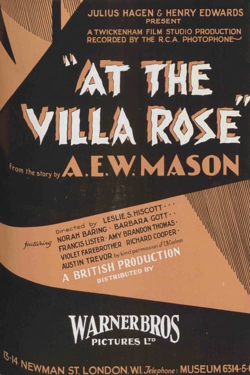 Poster for At the Villa Rose