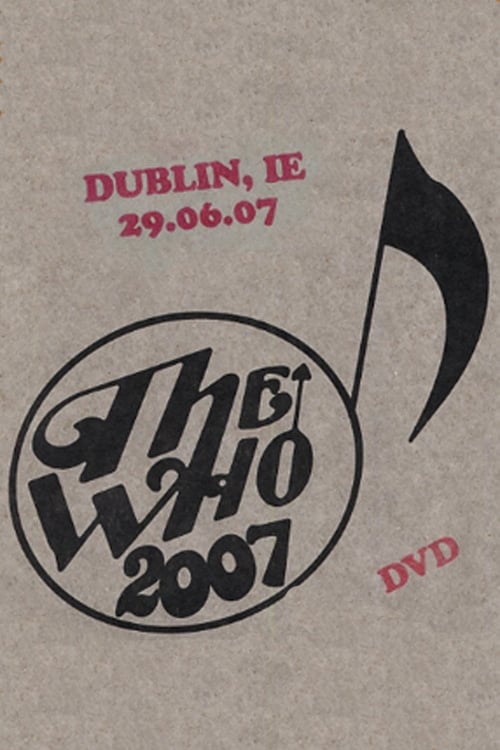 Poster for The Who: Dublin 6/29/2007