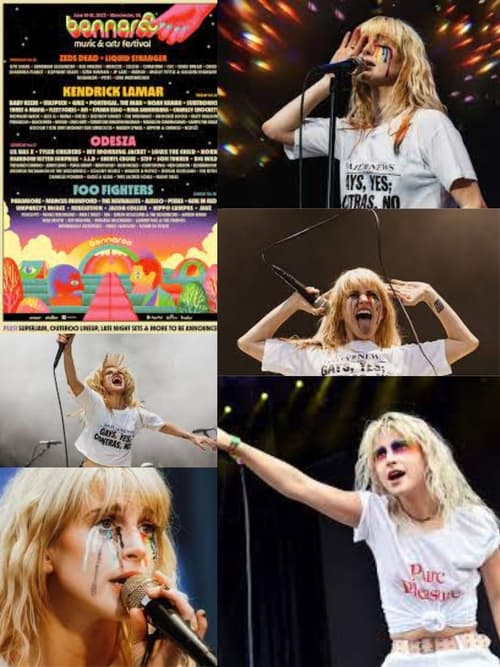 Poster for Paramore - Live At Bonnaroo Music Festival 2023