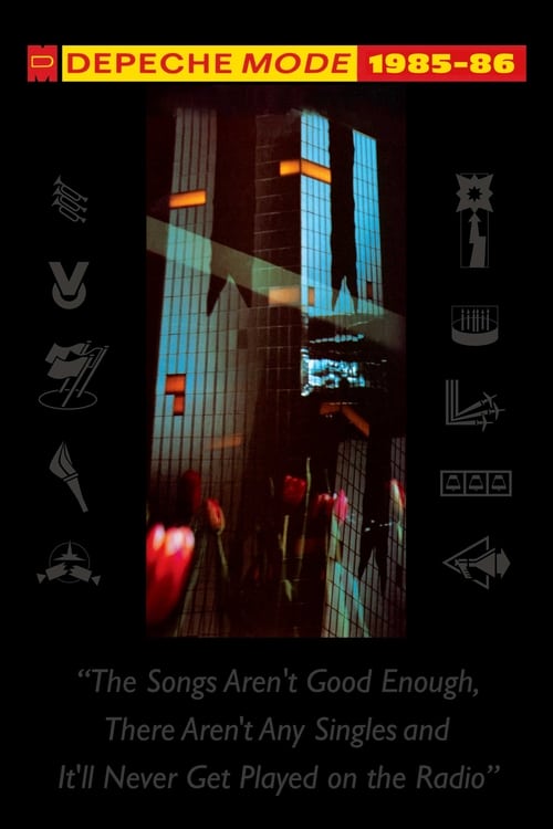 Poster for Depeche Mode: 1985–86 “The Songs Aren't Good Enough, There Aren't Any Singles and It'll Never Get Played on the Radio”