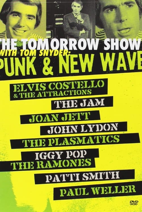 Poster for The Tomorrow Show with Tom Snyder: Punk & New Wave