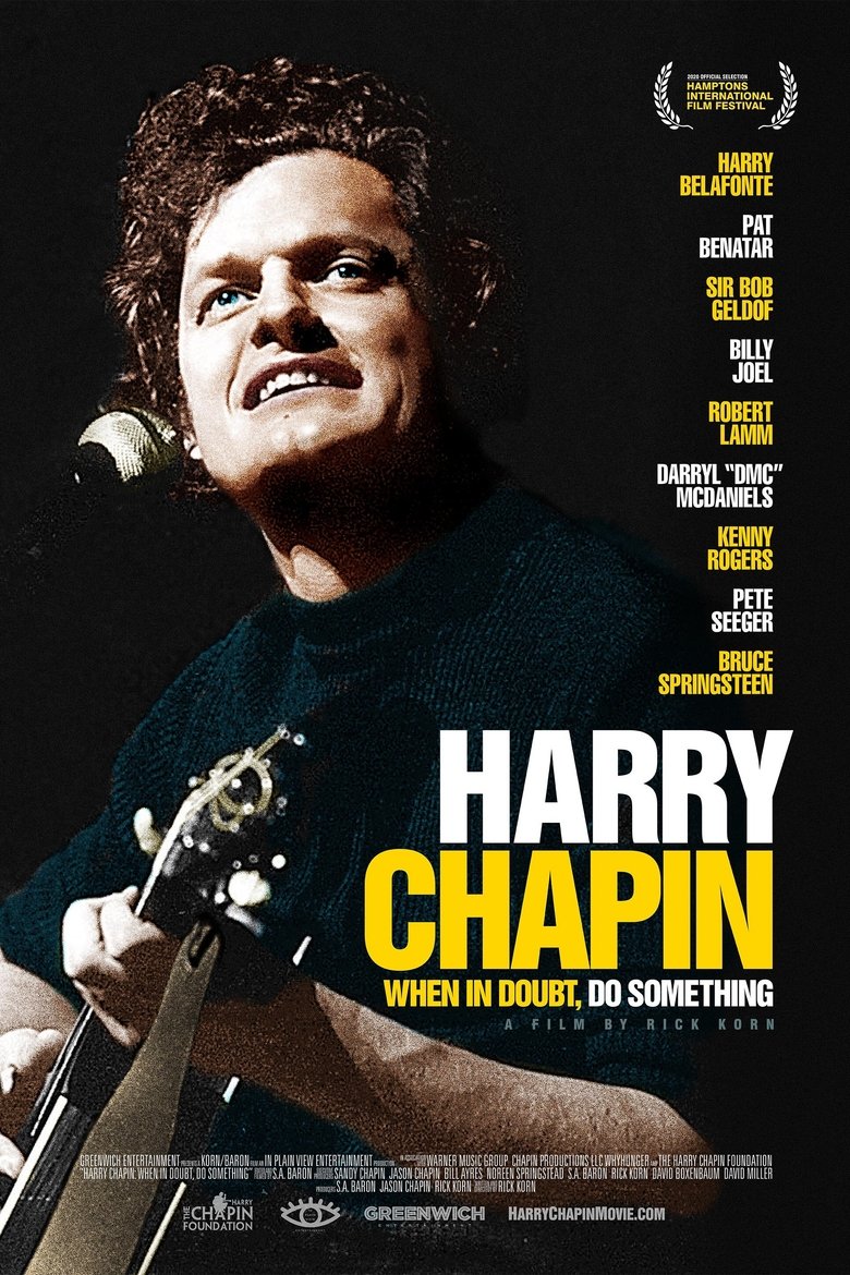 Theatrical poster for Harry Chapin: When in Doubt, Do Something