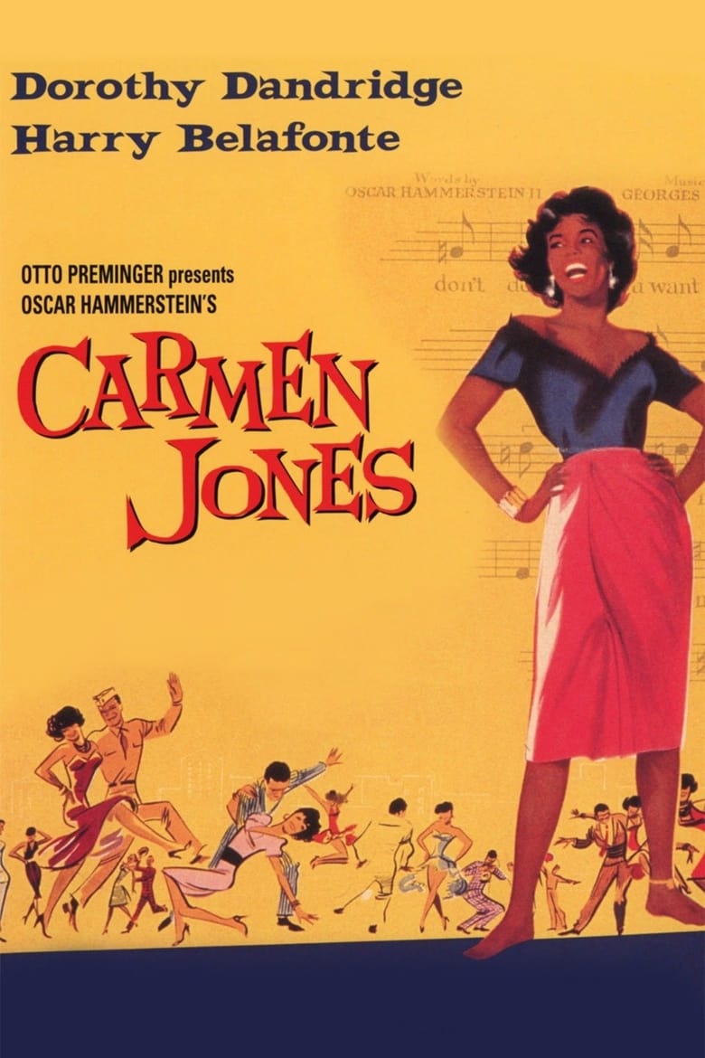 Theatrical poster for Carmen Jones