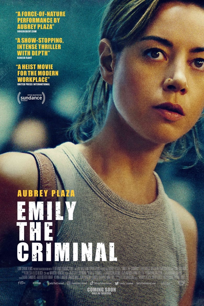 Theatrical poster for Emily The Criminal
