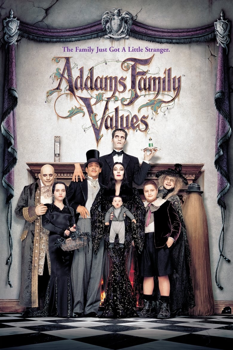 Theatrical poster for Addams Family Values