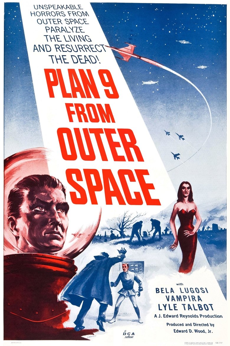 Theatrical poster for Plan 9 from Outer Space