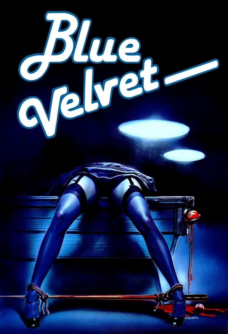 Theatrical poster for Blue Velvet