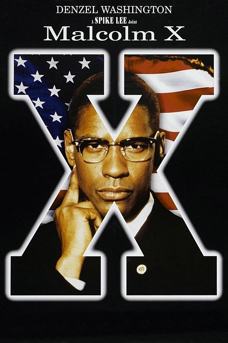 Theatrical poster for Malcolm X