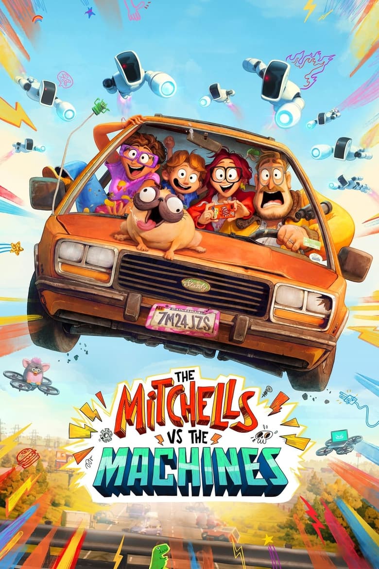 Theatrical poster for The Mitchells vs. the Machines