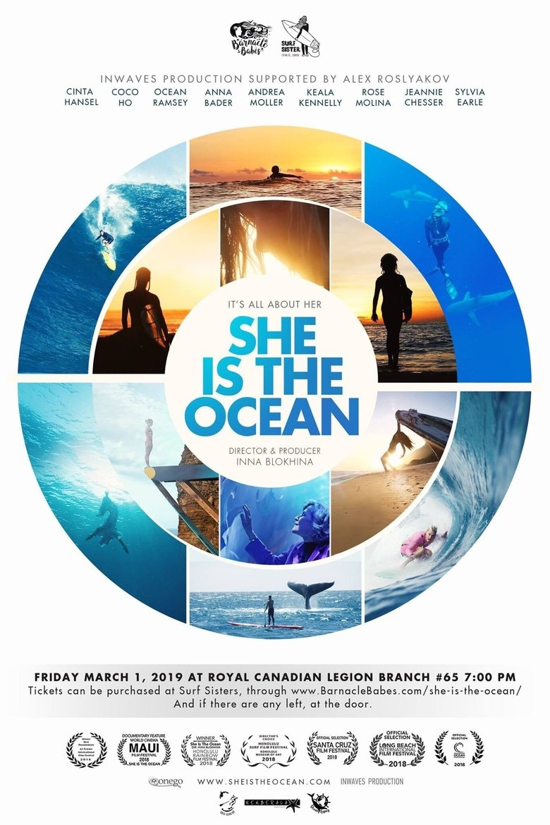 Theatrical poster for She is the Ocean